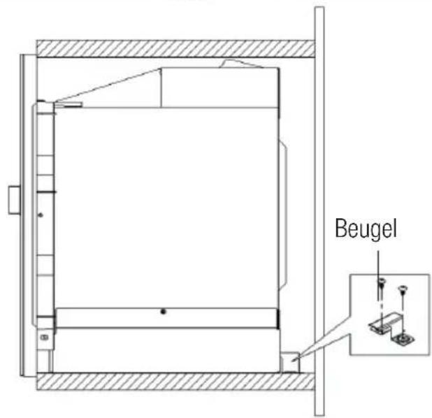 GRUNDIG GMI12311B - De oven vastzetten - 2