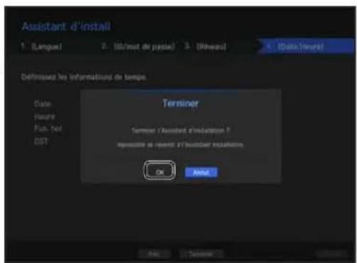 Wisenet SRN873S - Assistant d'installation - 4
