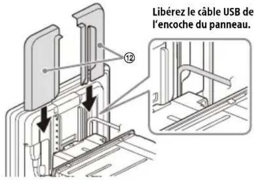 SONY XAVAX8150 - ⑧ Fixation de l'écran à l'appareil - 4