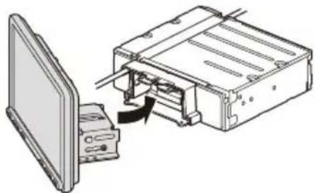 SONY XAVAX8150 - ⑧ Fixation de l'écran à l'appareil - 1