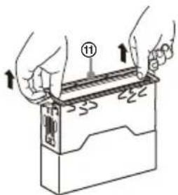 SONY XAVAX8150 - ① Ta bort avslutningslisten och monteringshylsan - 1