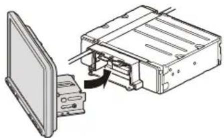 SONY XAVAX8150 - Sicherstellen der Einbaulage des Displays - 1