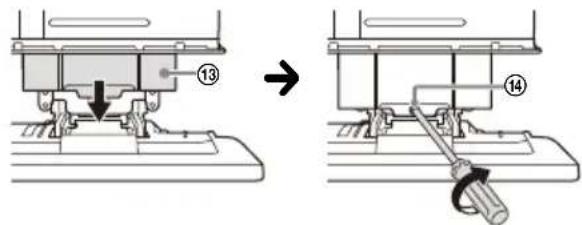 SONY XAVAX8150 - ⑧ Fixation de l'écran à l'appareil - 3