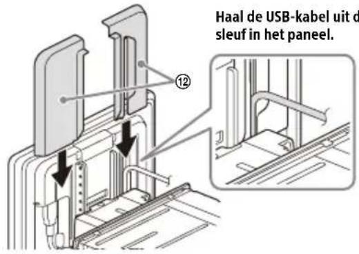 SONY XAVAX8150 - ⑧ Het scherm aan het toestel bevestigen - 4