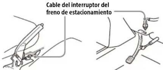 SONY XAVAX8150 - ③ Al cable del interruptor del freno de estacionamiento - 1