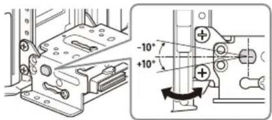 SONY XAVAX8150 - Justera displayens vinkel (lutning) - 2