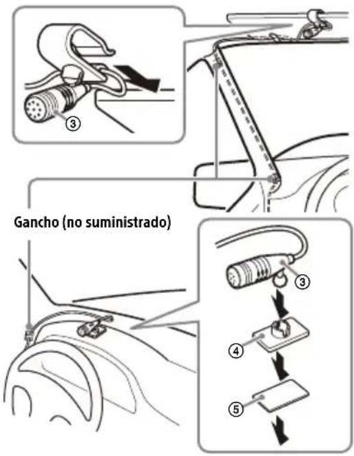 SONY XAVAX5650 - Instalación del micrófono - 1