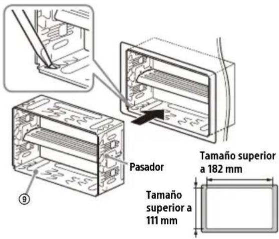 SONY XAVAX5650 - Montaje de la unidad en el salpicadero - 1