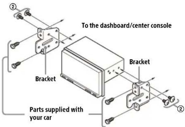 SONY XAVAX5650 - Mounting the unit in a Japanese car - 1