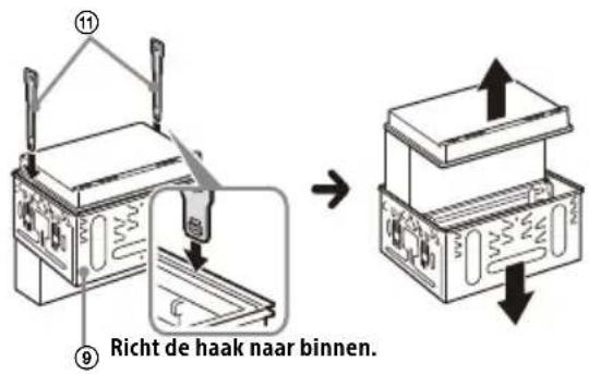 SONY XAVAX5650 - Het montageframe verwijderen - 1