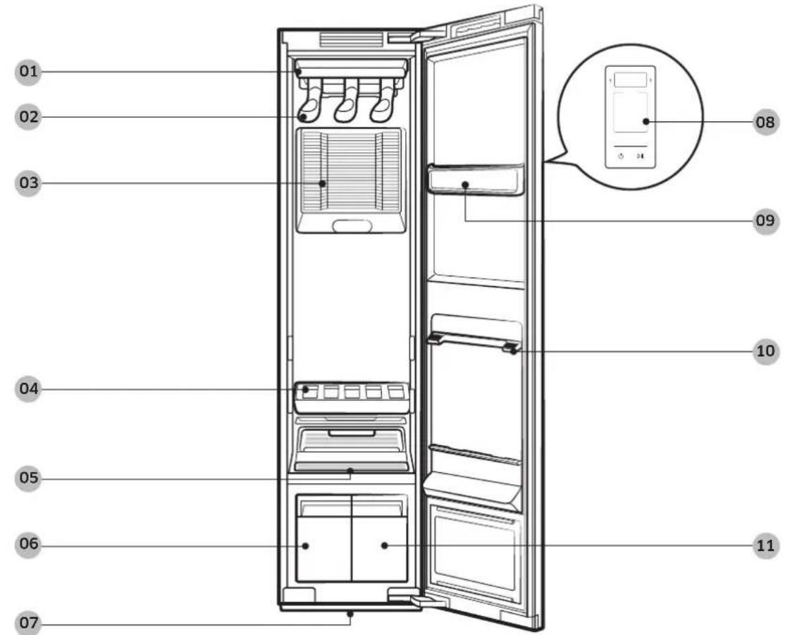 SAMSUNG DF60R8600CG - Prieš pradedant - 1