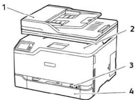 XEROX C235V - Identification des zones d'incidents - 1