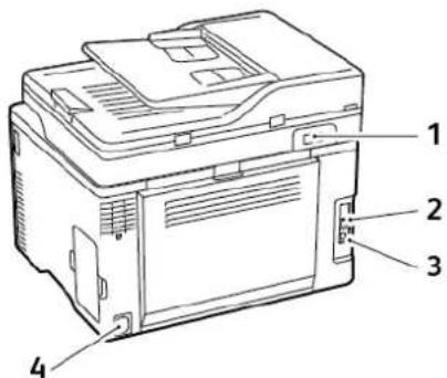 XEROX C235V - Connexion des câbles - 5