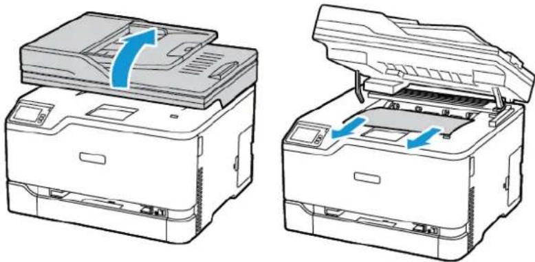 XEROX C235V - Incendie papier dans le bac rec - 2