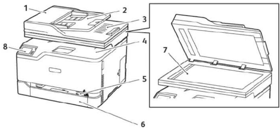 XEROX C235V - Configurations de l'imprimante - 1
