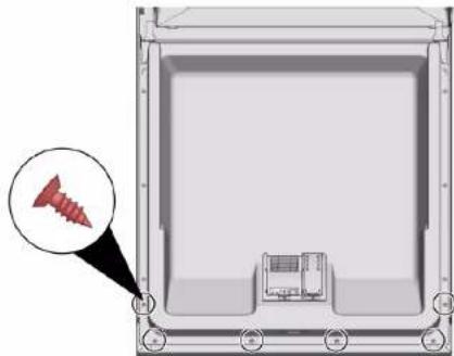 BOSCH SGS4HVI33E - A kezelöpanel eltávolítasa - 2