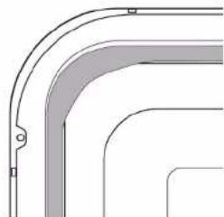 BOSCH SGS4HVI33E - Montaggio della guarnizione della porta - 3