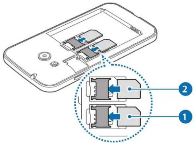 SAMSUNG Galaxy S Duos 3 - Installer la carte SIM ou USIM et la batterie - 5
