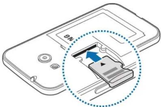 SAMSUNG Galaxy S Duos 3 - Installer une carte mémoire - 3