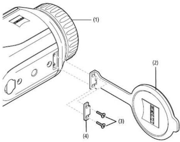 ZEISS DTI 335 - Austausch des Objektivschutzdeckels - 1