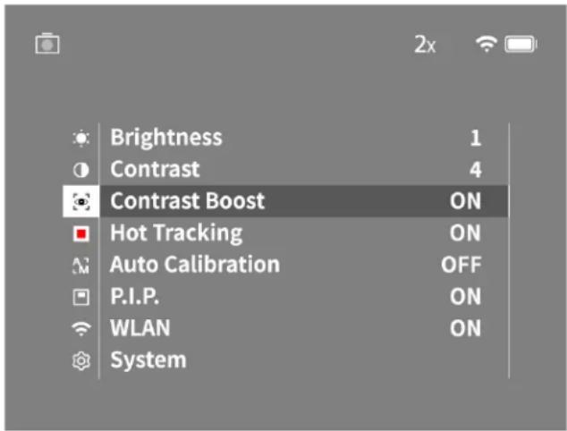 ZEISS DTI 335 - Menu - 1