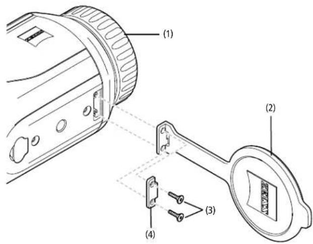 ZEISS DTI 335 - Objektiva aizsargvaka nomaina - 1