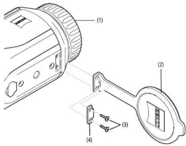 ZEISS DTI 335 - Vymena ochranného krytu objektivu - 1