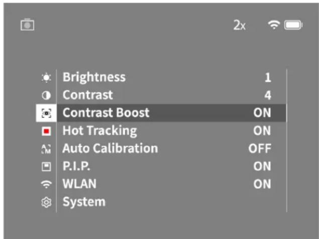 ZEISS DTI 335 - Menu - 1