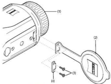 ZEISS DTI 335 - Replacing the lens cap - 1