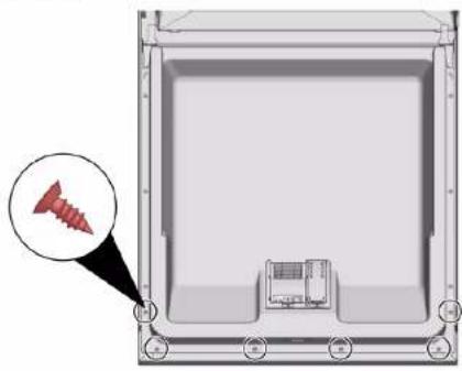 BOSCH SGS4HVI32E - Retrait du bandeau de commande - 2