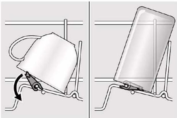 BOSCH SGS4HVI32E - Montering av støtteklemme for kopper - 4