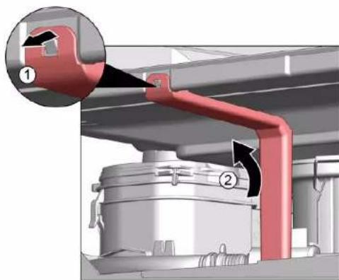 BOSCH SGS4HVI32E - Ülevoolukanali eemaldamine - 2