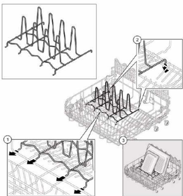 BOSCH Serie 4 SGS4HAW48E - Installing steamer insert Required tools: - 1