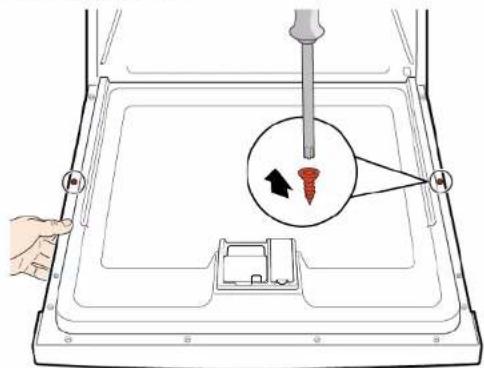 BOSCH Serie 4 SGS4HAW48E - A külso ajto eltavolitasa - 4