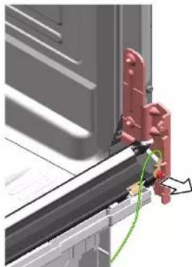 BOSCH Serie 4 SGS4HAW48E - Ausbau den Turscharniers - 2