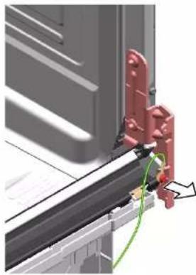BOSCH Serie 4 SGS4HAW48E - Desmontar la bisagra de la puerta - 2