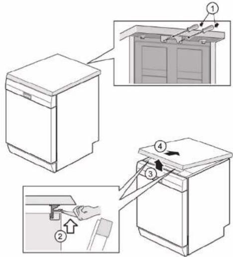 BOSCH Serie 4 SGS4HAW48E - Sejmuti horni desky - 1