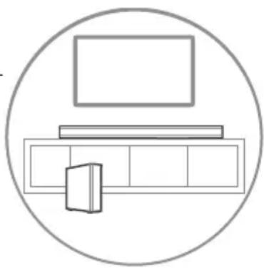 MEDION Life S61388 (MD 43388) - Posizionamento della soundbar - 1
