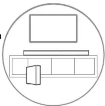 MEDION Life S61388 (MD 43388) - Colocación de la barra de sonido - 1