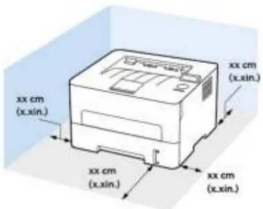 XEROX B230V - Choix d'un emplacement pour l'imprimante - 2