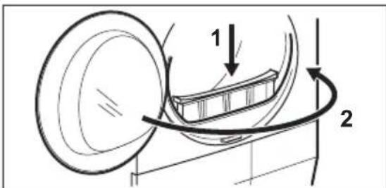 ZANUSSI ZDCN823CW - HET FILTER REINIGEN - 5