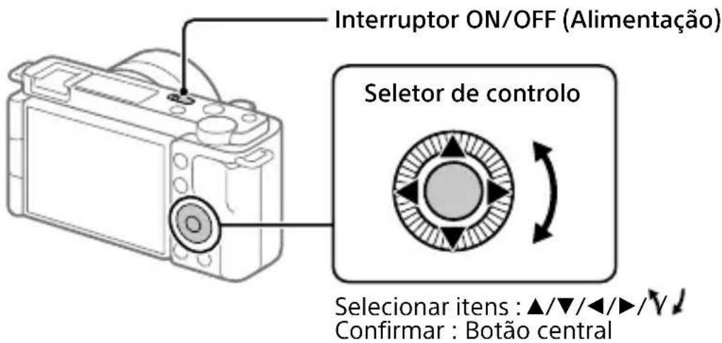 SONY ZVE10L - Definir o idioma e o relógio - 1