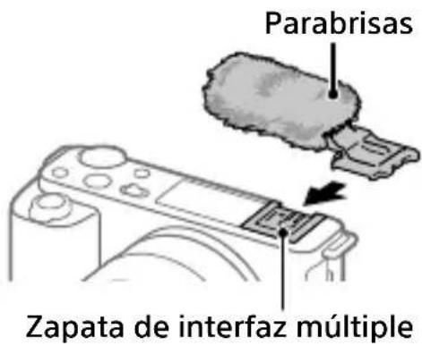 SONY ZVE10L - Utilización del parabrisas (suministrado) - 2