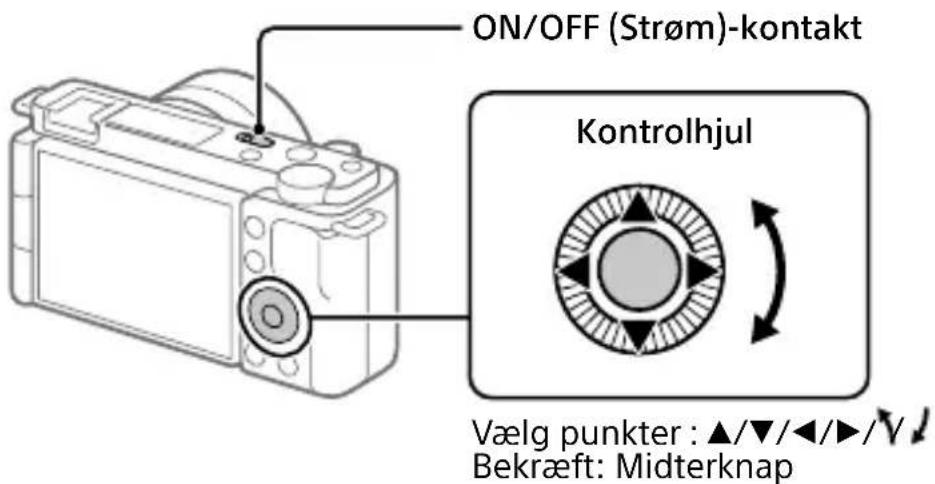 SONY ZVE10L - Indstilling af sproget og uret - 1