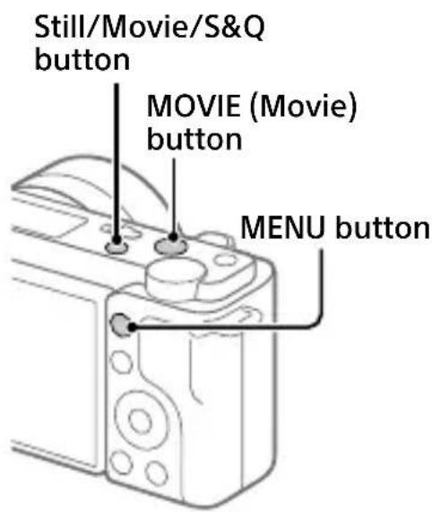 SONY ZVE10L - Press the MENU button and select (camera Settings2) → [▶foot Mode] → the desired shooting mode. - 1