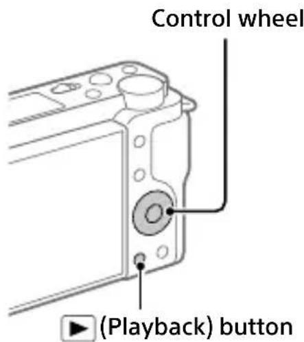 SONY ZVE10L - Select an image with the control wheel. - 1