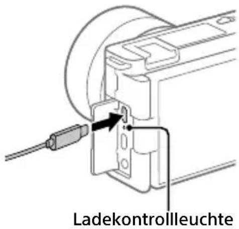 SONY ZVE10L - Laden des Akkus - 1