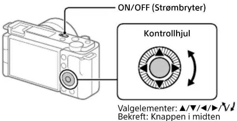 SONY ZVE10L - Stille inn språk og klokken - 1