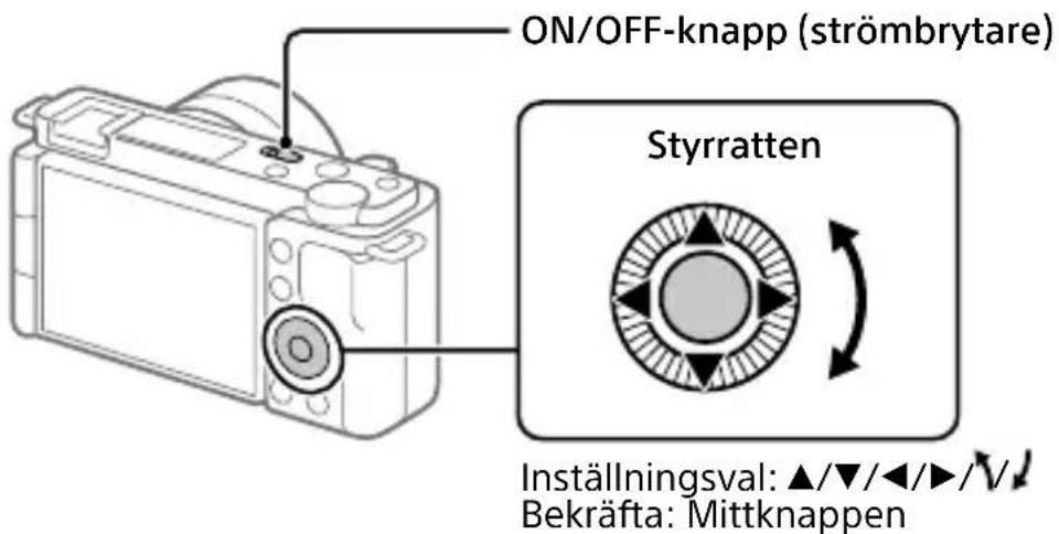 SONY ZVE10L - Inställning av språk och klocka - 1