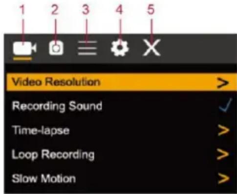 AGFA Realimove AC7000 - > Mode réglage - 1